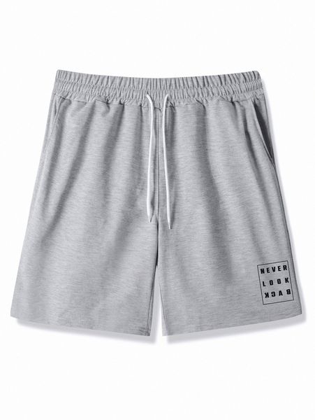 extended sizes men slogan graphic drawstring shorts 75zc#, White;black
extended sizes men slogan graphic drawstring shorts 75zc#, White;black