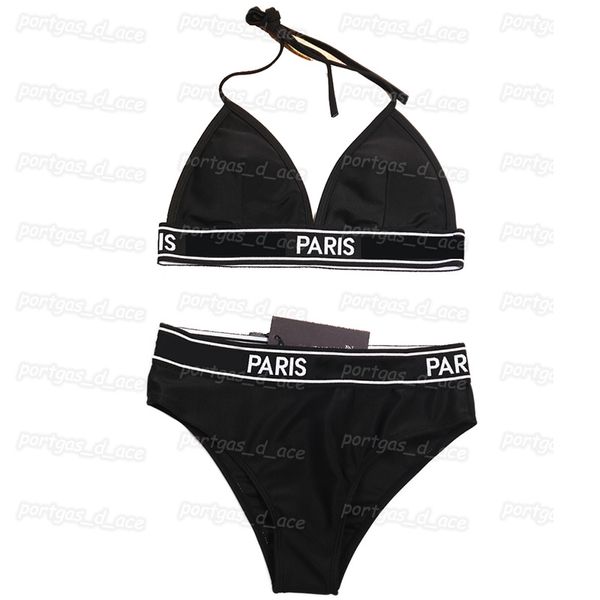 luxurys printed womens swimwear triangle beach bra briefs with tie summer holiday detachable padded black swimsuit
luxurys printed womens swimwear triangle beach bra briefs with tie summer holiday detachable padded black swimsuit