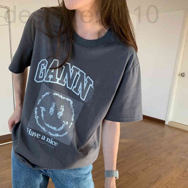 women's t-shirt designer star same smiling face printed t-shirt women's round neck hong kong flavor brand pure cotton college styl, White
women's t-shirt designer star same smiling face printed t-shirt women's round neck hong kong flavor brand pure cotton college styl, White