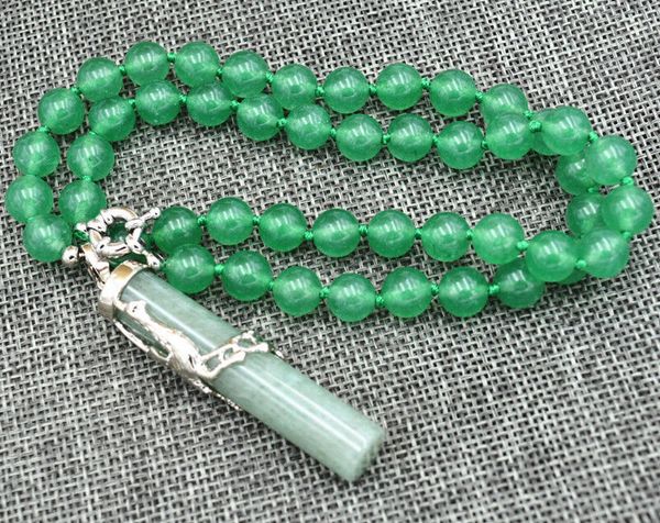 phoenix column gemstone healing chakra reiki 8mm emerald pendant necklace 18 ", Silver
phoenix column gemstone healing chakra reiki 8mm emerald pendant necklace 18 ", Silver