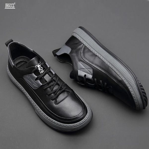 designer leather dress men's first layer cowhide leisure clown shoe fashion versatile small white gentlemen's shoes a24, Black
designer leather dress men's first layer cowhide leisure clown shoe fashion versatile small white gentlemen's shoes a24, Black