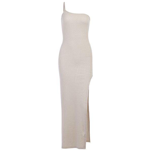 dresses one-shoulder ribbed knitted elastic slit long dress women split hem slim solid cotton bodycon party club summer, Black;gray
dresses one-shoulder ribbed knitted elastic slit long dress women split hem slim solid cotton bodycon party club summer, Black;gray