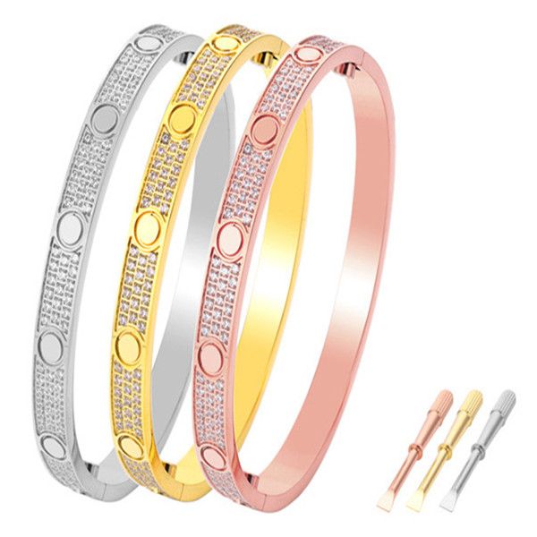 titanium steel love bracelets silver rose gold bracelet bangles women men never fade allergy charm screw screwdriver bracelet designer coupl, Black
titanium steel love bracelets silver rose gold bracelet bangles women men never fade allergy charm screw screwdriver bracelet designer coupl, Black