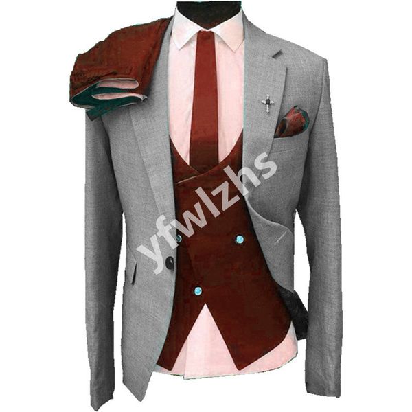 custom-made one button men suits notch lapel groomsmen groom tuxedos wedding/prom/dinner man blazer jacket pants tie vest m79, Black;gray
custom-made one button men suits notch lapel groomsmen groom tuxedos wedding/prom/dinner man blazer jacket pants tie vest m79, Black;gray