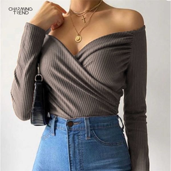 women fashion tshirt tight tees shirts style slim long-sleeved casual lady shirt blusa ladies summer tshirt women 210702, White
women fashion tshirt tight tees shirts style slim long-sleeved casual lady shirt blusa ladies summer tshirt women 210702, White