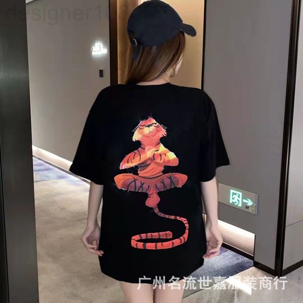 women's t-shirt designer verified and correct version lo family 2022 spring summer new leisure cartoon tiger print men's women, White
women's t-shirt designer verified and correct version lo family 2022 spring summer new leisure cartoon tiger print men's women, White