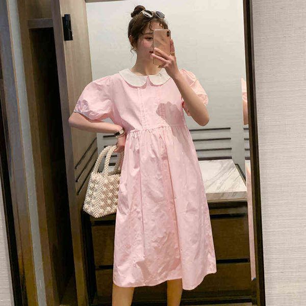 summer pregnant women dress peter pan collar short sleeves maternity cotton dress preppy style block color patchwork dresses j220628, White
summer pregnant women dress peter pan collar short sleeves maternity cotton dress preppy style block color patchwork dresses j220628, White