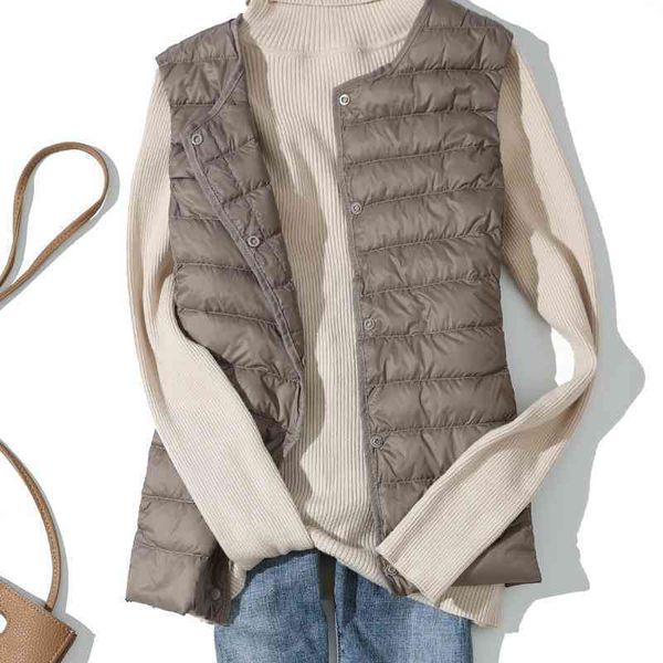 winter vest female womens plus size 3xl sleeveless jacket warm waistcoat autumn lightweight white duck down vests women 210603, Black
winter vest female womens plus size 3xl sleeveless jacket warm waistcoat autumn lightweight white duck down vests women 210603, Black