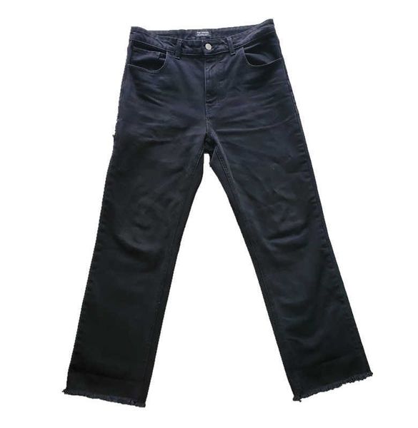 men's jeans high street: raf simons2020 autumn and winter new straight barrel used rough jeans ins chain pants in stock, Blue
men's jeans high street: raf simons2020 autumn and winter new straight barrel used rough jeans ins chain pants in stock, Blue