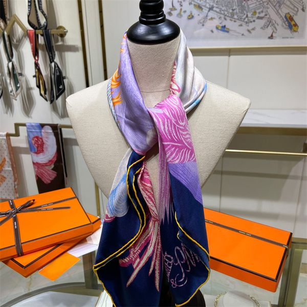 womens scarf silk designer scarfs square print bandana 90*90cm fashion luxury accessories, Blue;gray
womens scarf silk designer scarfs square print bandana 90*90cm fashion luxury accessories, Blue;gray