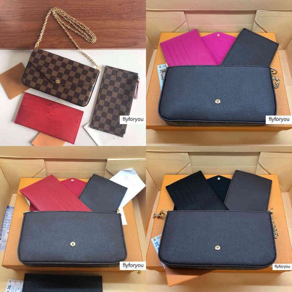 bags women designer printing flowers 3 in 1 chain bag real leather wallet card purse messenger wallets
bags women designer printing flowers 3 in 1 chain bag real leather wallet card purse messenger wallets