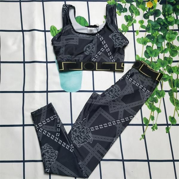 women tracksuits 2 piece set knitted vest yoga suit hip lifting high waist fitness pants seamless sports bra, Gray
women tracksuits 2 piece set knitted vest yoga suit hip lifting high waist fitness pants seamless sports bra, Gray