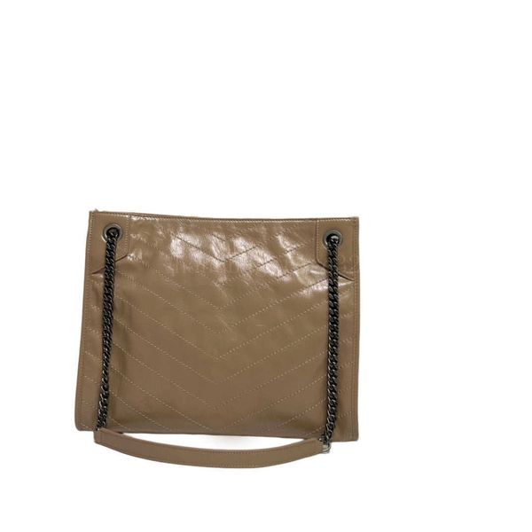 niki the tote shopping bags shoulder handbags fashion handbag plain thread genuine leather chains versatile zipper hasp medium size high
niki the tote shopping bags shoulder handbags fashion handbag plain thread genuine leather chains versatile zipper hasp medium size high