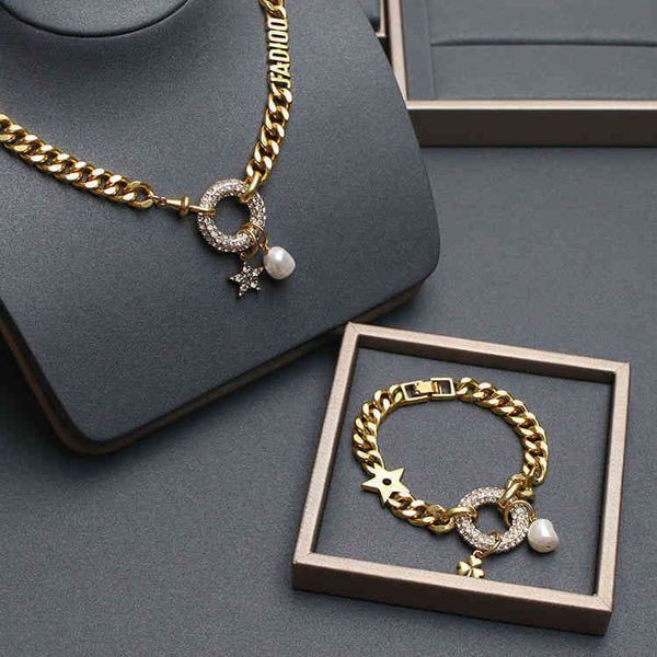 super discount 75% off 2022 new letter necklace women's net red heavy industry high version bracelet, Black
super discount 75% off 2022 new letter necklace women's net red heavy industry high version bracelet, Black