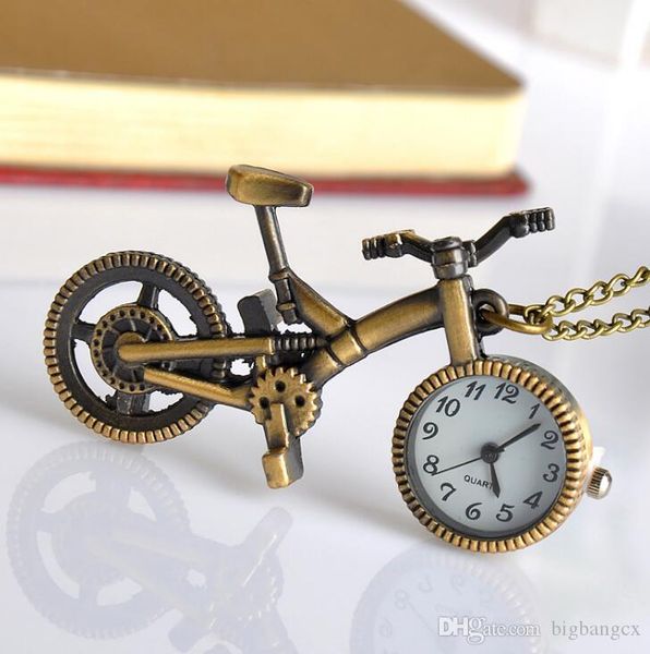 retro pocket watch mini bronze bike bicycle design vintage bikes pockets stainless steel watch pendant necklace with chain jewelry boy girl, Slivery;golden
retro pocket watch mini bronze bike bicycle design vintage bikes pockets stainless steel watch pendant necklace with chain jewelry boy girl, Slivery;golden