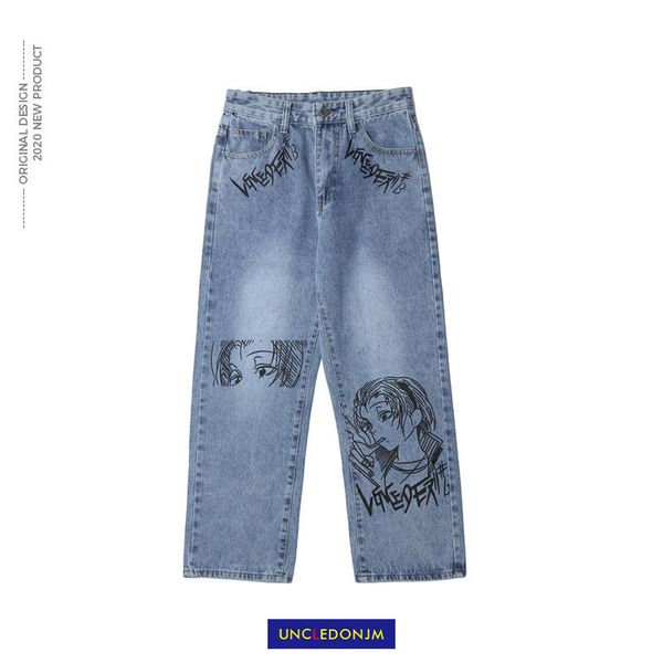 uncledonjm cartoon retro jeans mens bf harajuku fashion brand hiphop cool street fashion pants biker jeans designer n1165 201111, Blue
uncledonjm cartoon retro jeans mens bf harajuku fashion brand hiphop cool street fashion pants biker jeans designer n1165 201111, Blue