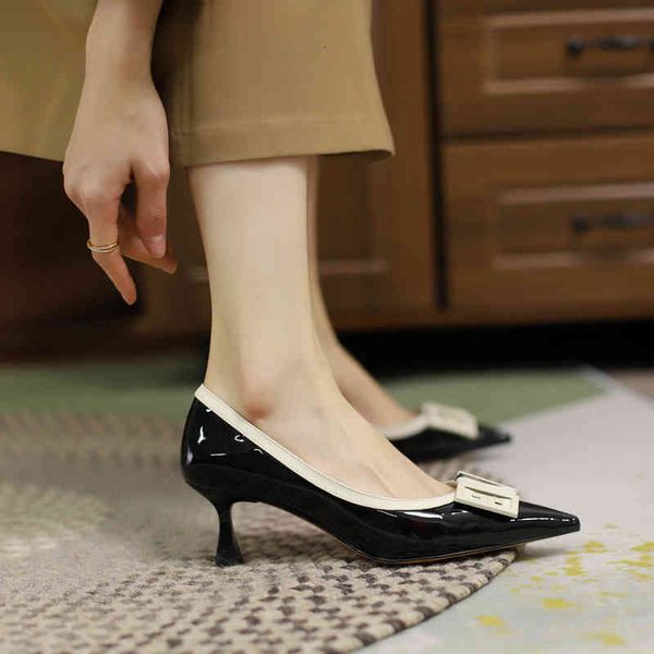 boots design sense french patent leather white high heels women's pointed thin spring temperament cheongsam single shoes 2f3t, Black
boots design sense french patent leather white high heels women's pointed thin spring temperament cheongsam single shoes 2f3t, Black