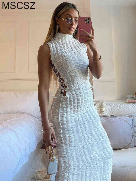 mock neck sleeveless bandage bodycon dress elegant party dresses women stacked checked summer long dress club outfits t220816, Black;gray
mock neck sleeveless bandage bodycon dress elegant party dresses women stacked checked summer long dress club outfits t220816, Black;gray