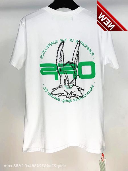 50%discount new spring / summer 2022 off ruffian rabbit embroidery pattern men's and women's short sleeves factory direct sale, White;black
50%discount new spring / summer 2022 off ruffian rabbit embroidery pattern men's and women's short sleeves factory direct sale, White;black