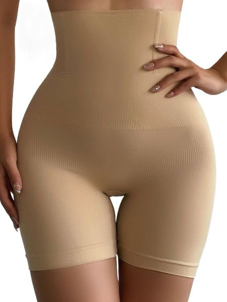 plain shapewear shorts k3im#, Black;red