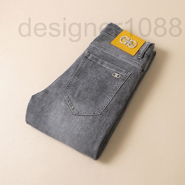 men's jeans designer fashion brand grey jeans men's slim fit spring and summer new leisure high-end small straight long pants fash, Blue
men's jeans designer fashion brand grey jeans men's slim fit spring and summer new leisure high-end small straight long pants fash, Blue
