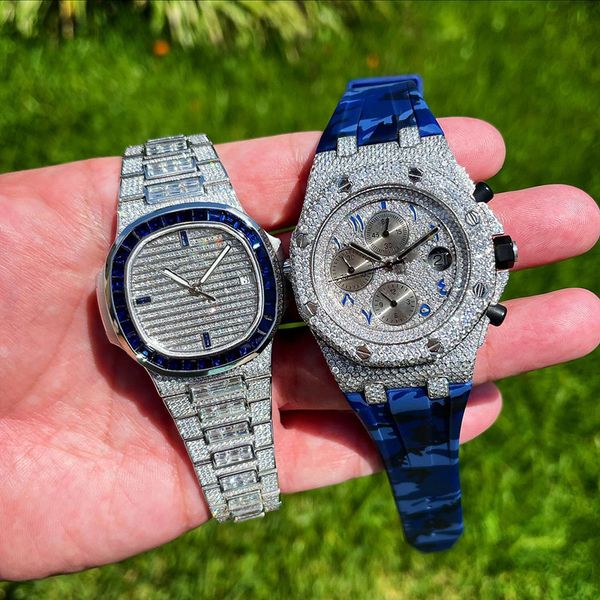 luxury mens watches 4130 movement watches for men 3255 montre de luxe watch mosang stone moissanite diamond watchs wristwatch mechanical aut, Slivery;brown
luxury mens watches 4130 movement watches for men 3255 montre de luxe watch mosang stone moissanite diamond watchs wristwatch mechanical aut, Slivery;brown