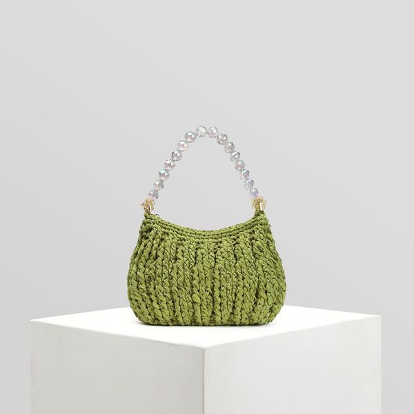 new fashion handbags handmade woven bag beaded single shoulder underarm casual handbag women's customized green bags for women designer
new fashion handbags handmade woven bag beaded single shoulder underarm casual handbag women's customized green bags for women designer