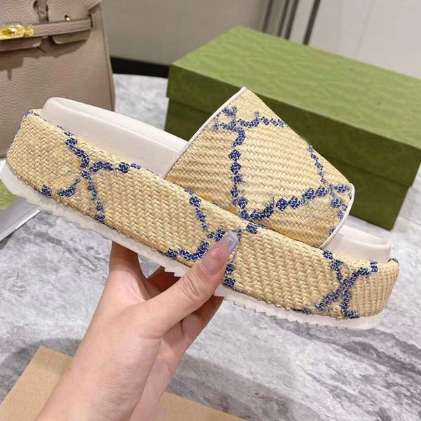 designers women flat slides mens fashion platform sandals straps affia effect fabric slipper summer casual slippers summer beach shoes with, Black
designers women flat slides mens fashion platform sandals straps affia effect fabric slipper summer casual slippers summer beach shoes with, Black