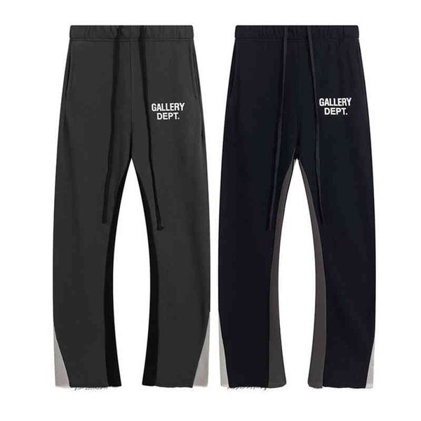 trendy designer galleryes pans casual fashion pants street brand splicing classic large loose high guard, Black
trendy designer galleryes pans casual fashion pants street brand splicing classic large loose high guard, Black