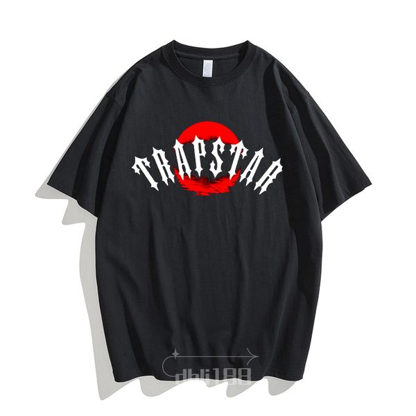 short-sleeved t-shirt tide brand trapstar designer round neck t-shirt loose oversize fashion cotton summer men and women, White;black
short-sleeved t-shirt tide brand trapstar designer round neck t-shirt loose oversize fashion cotton summer men and women, White;black