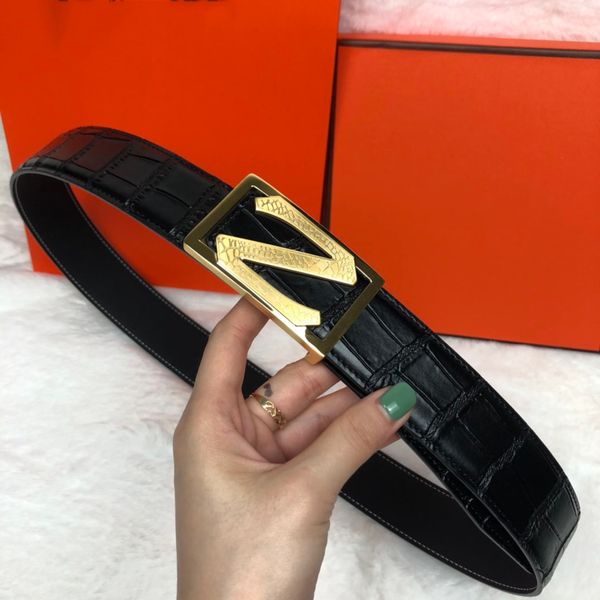 zna 3.0cm mens business design leather belt and classic vintage luxury brand designer fashion catwalk womens ladies belt stainless steel buc, Black;brown
zna 3.0cm mens business design leather belt and classic vintage luxury brand designer fashion catwalk womens ladies belt stainless steel buc, Black;brown