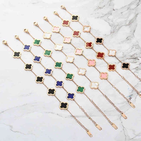 luxury shell rose gold clover four leaf stainls steel women bracelet jewelry, Golden;silver
luxury shell rose gold clover four leaf stainls steel women bracelet jewelry, Golden;silver