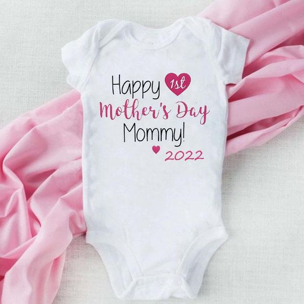 happy 1st mothers day mommy rompers baby bodysuit boys girls holiday outfit toddler jumpsuits summer infant clothes gifts, Blue
happy 1st mothers day mommy rompers baby bodysuit boys girls holiday outfit toddler jumpsuits summer infant clothes gifts, Blue