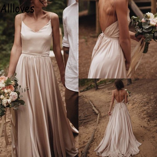 silk satin simple minimalist a line wedding gowns boho country spaghetti straps backless bridal dress sleeveless rustic fashion robes de mar, White
silk satin simple minimalist a line wedding gowns boho country spaghetti straps backless bridal dress sleeveless rustic fashion robes de mar, White