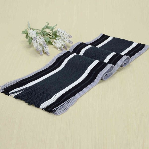 autumn and winter korean fashion knitted warm color matching stripe tassel men's scarf, Blue;gray
autumn and winter korean fashion knitted warm color matching stripe tassel men's scarf, Blue;gray