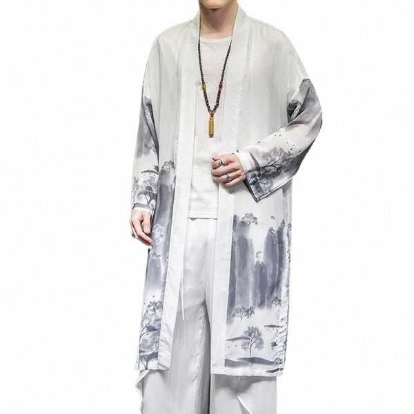 men's jackets neploha 2021 cape chiffon cardigan windbreaker man chinese style vintage streetwear long coats male clothing c2sy#, Black;brown
men's jackets neploha 2021 cape chiffon cardigan windbreaker man chinese style vintage streetwear long coats male clothing c2sy#, Black;brown