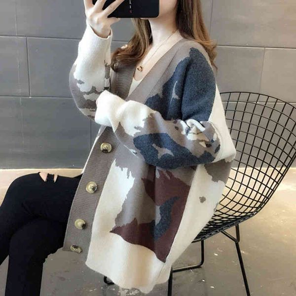 women's polos net red sweater coat women's spring and autumn loose wear lazy cardigan knitted fpmk, White
women's polos net red sweater coat women's spring and autumn loose wear lazy cardigan knitted fpmk, White