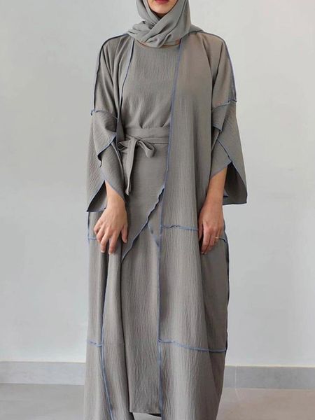 3-piece muslim set crepe matching outfits open abaya kimono+slip dress+wrap skirt saudi dubai robe islam ramadan party modesty cx220330, White
3-piece muslim set crepe matching outfits open abaya kimono+slip dress+wrap skirt saudi dubai robe islam ramadan party modesty cx220330, White