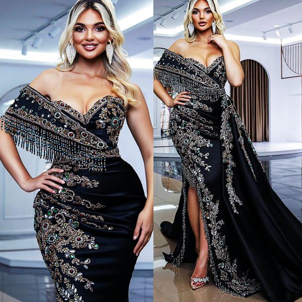 2022 plus size arabic aso ebi black mermaid luxurious prom dresses lace beaded crystals evening formal party second reception birthday engag
2022 plus size arabic aso ebi black mermaid luxurious prom dresses lace beaded crystals evening formal party second reception birthday engag