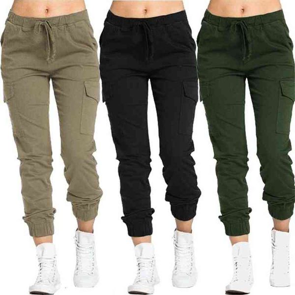 kayotuas cargo pants solid autumn casual lace-up drawstring high waist bottoms trousers fitness tracksuit hip hop streetwear 210522, Black 
kayotuas cargo pants solid autumn casual lace-up drawstring high waist bottoms trousers fitness tracksuit hip hop streetwear 210522, Black
