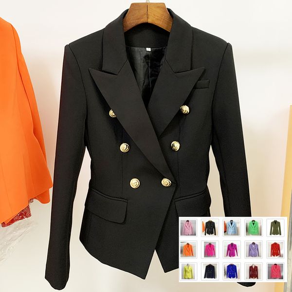w012 office uniform style designer jacket women's classic double wedding breasted metal lion buttons business suits blazer outer, White;black
w012 office uniform style designer jacket women's classic double wedding breasted metal lion buttons business suits blazer outer, White;black