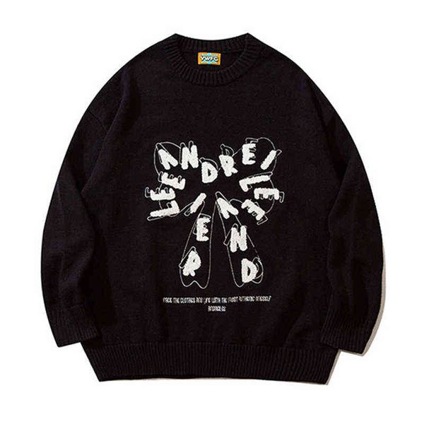 knot retro bow knitted sweaters men hip hop letter flocking streetwear jumper harajuku autumn korean loose couple pullovers 2022 t220730, White;black
knot retro bow knitted sweaters men hip hop letter flocking streetwear jumper harajuku autumn korean loose couple pullovers 2022 t220730, White;black