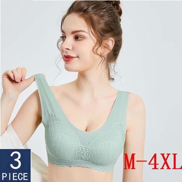 3pcs lot latex seamless bra women push up underwear 3xll 4xlgathers 4.0 female intimate plus size comfortable bralette, Red;black
3pcs lot latex seamless bra women push up underwear 3xll 4xlgathers 4.0 female intimate plus size comfortable bralette, Red;black