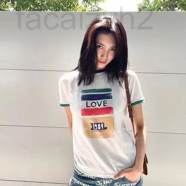 women's t-shirt designer chaopai 22 early spring new color graffiti print used t-shirt women's loose fashion sense thin round neck, White
women's t-shirt designer chaopai 22 early spring new color graffiti print used t-shirt women's loose fashion sense thin round neck, White