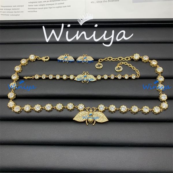 20% off 2022 jewelry bee set gu family new letters personalized necklace bracelet earrings fashion, Silver
20% off 2022 jewelry bee set gu family new letters personalized necklace bracelet earrings fashion, Silver