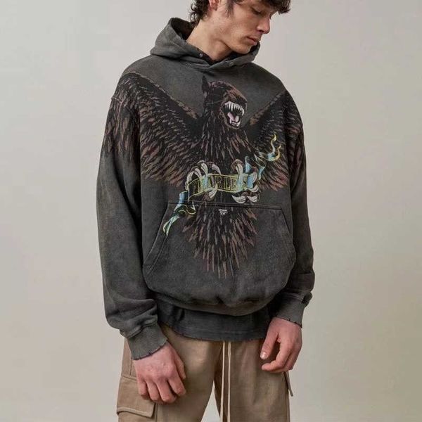 21fw autumn winter london washed vintage terrier eagle oversized hoodie skateboard high street hoody streetwear hooded sweatshirt, Black
21fw autumn winter london washed vintage terrier eagle oversized hoodie skateboard high street hoody streetwear hooded sweatshirt, Black