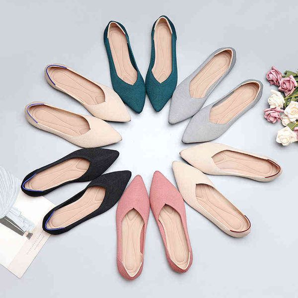 dress shoes 2022 stretch ballet flats women mesh loafers knitted moccasin shallow casual single driving sneakers walk 220512, Black
dress shoes 2022 stretch ballet flats women mesh loafers knitted moccasin shallow casual single driving sneakers walk 220512, Black