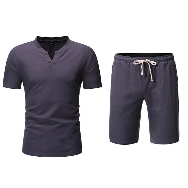 men's tracksuits khaki solid color button t shirt and shorts 2 pieces outfit set 2022 summer streetwear men clothing casual sports jogg, Gray
men's tracksuits khaki solid color button t shirt and shorts 2 pieces outfit set 2022 summer streetwear men clothing casual sports jogg, Gray