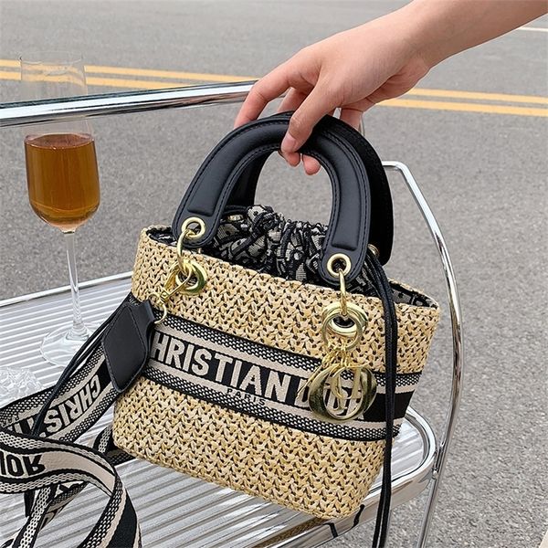 2022 summer new fashion romantic holiday style letter straw woven bag bucket diagonal
2022 summer new fashion romantic holiday style letter straw woven bag bucket diagonal
