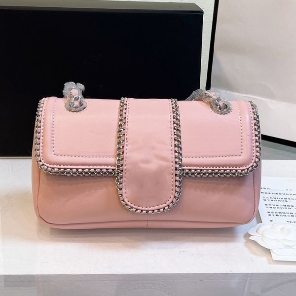 ladies shoulder flap bag classic sheepskin leather quilted hardware metal braided chain underarm hand messenger bag french luxury designer w
ladies shoulder flap bag classic sheepskin leather quilted hardware metal braided chain underarm hand messenger bag french luxury designer w